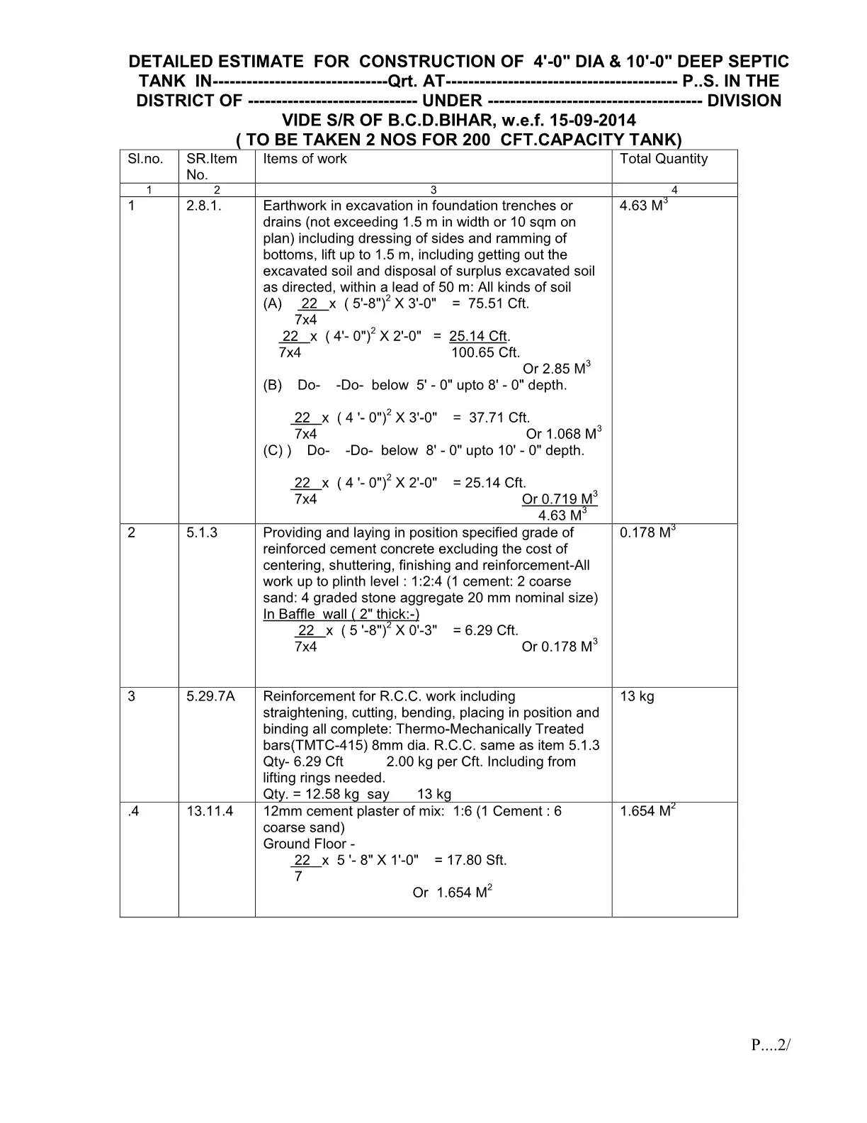 200 CFT S Tank Estimate4