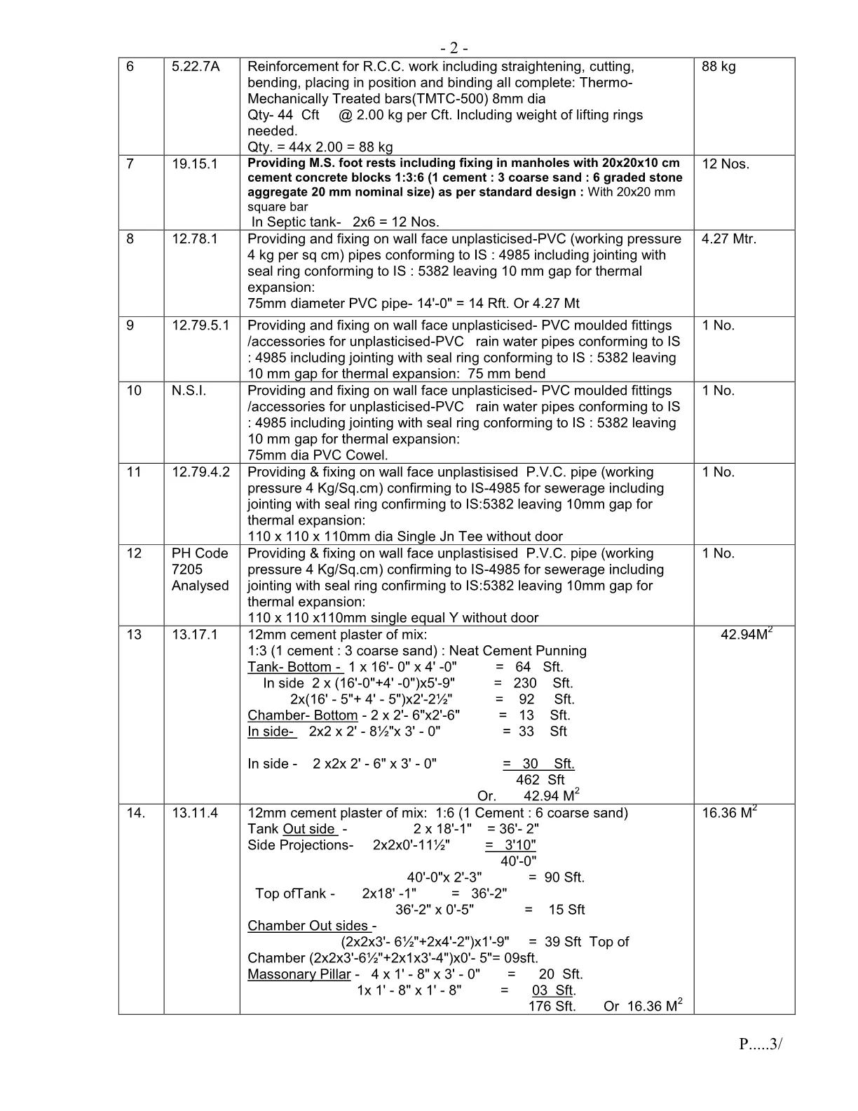 300 CFT S Tank Estimate2