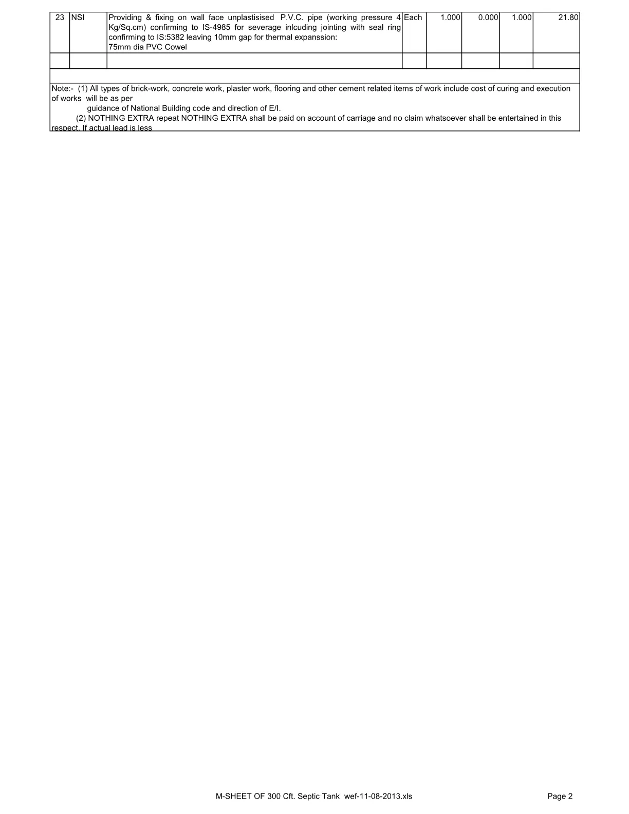 300 Cft. Septic Tank and Soak Pit Abstract2