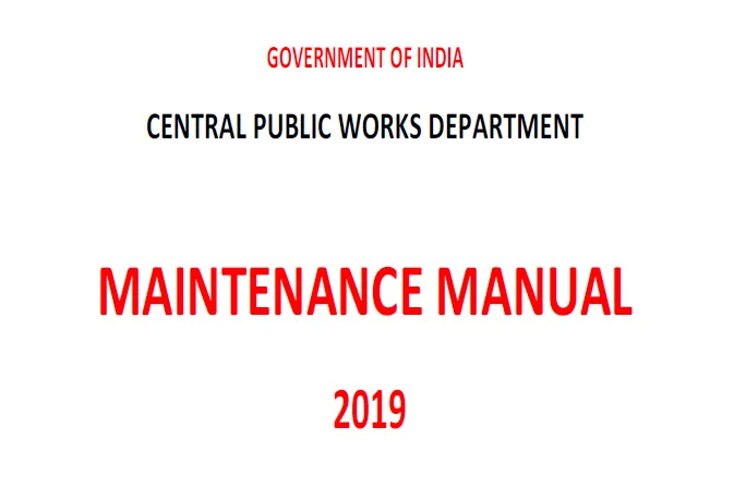 Maintenance Manual 2019