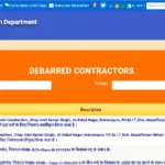 Blacklisted Contractor In Bcd