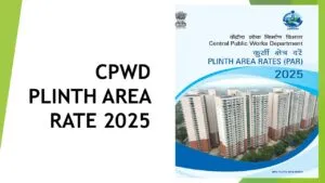 CPWD Plinth Area Rate 2025: Free Download PDF