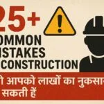 25+ Common Mistakes in Construction जो आपको लाखों का नुकसान दे सकती हैं 1 25+ Common Mistakes in Construction जो आपको लाखों का नुकसान दे सकती हैं